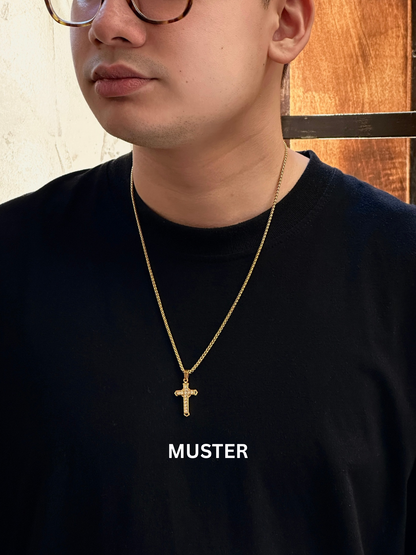 Imperium Gold Cross Necklace