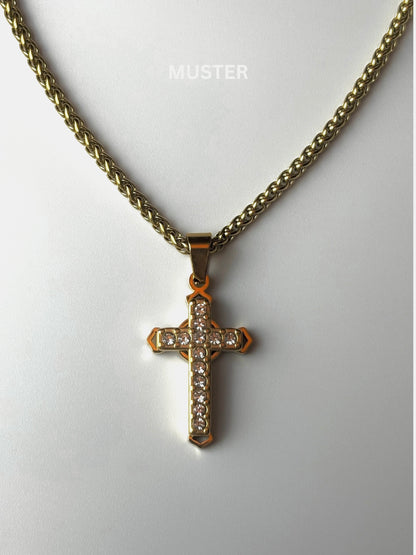 Imperium Gold Cross Necklace