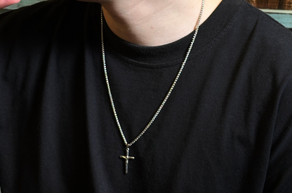 Fides Silver Cross Necklace