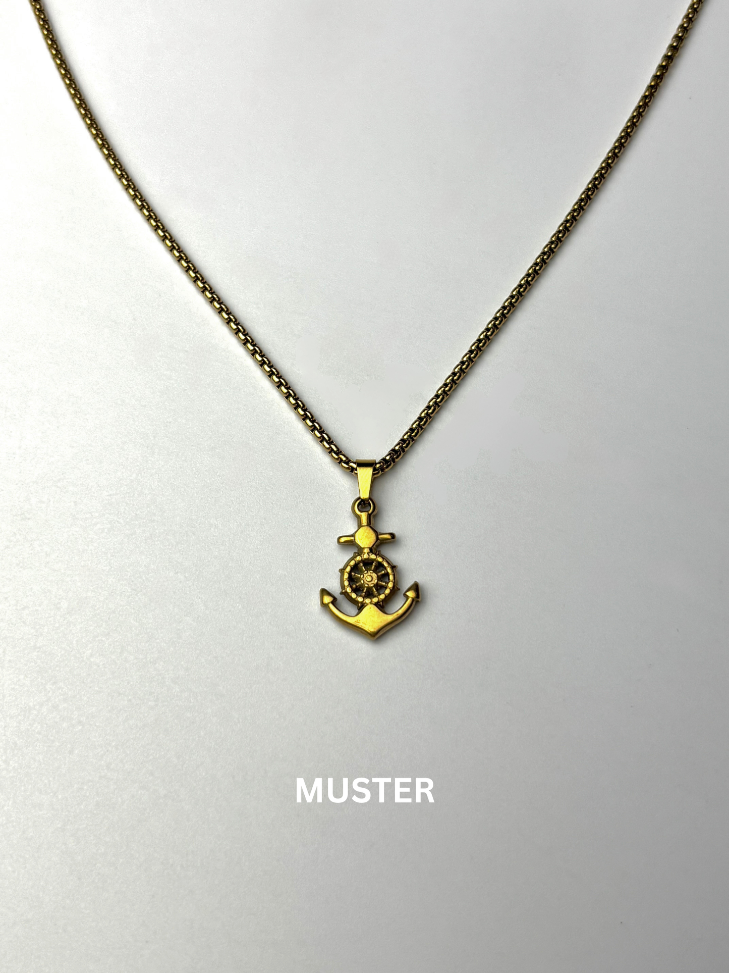 Mariner Anchor Pendant Necklace
