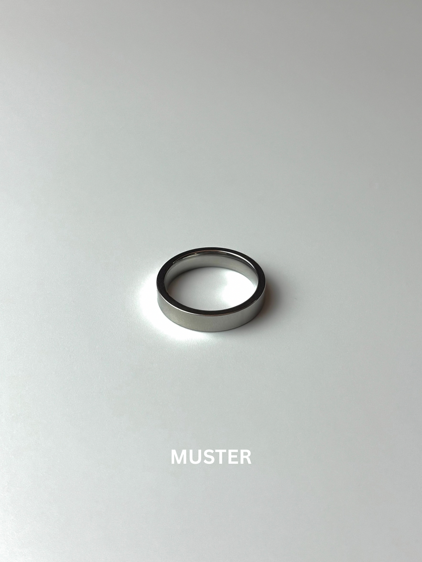 Muster Silver Band Ring