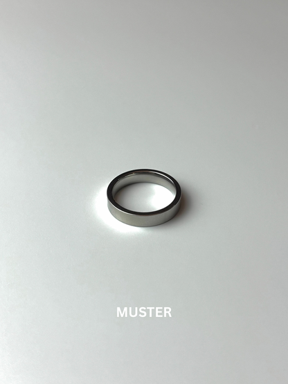 Muster Silver Band Ring