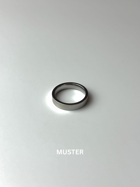Muster Silver Band Ring