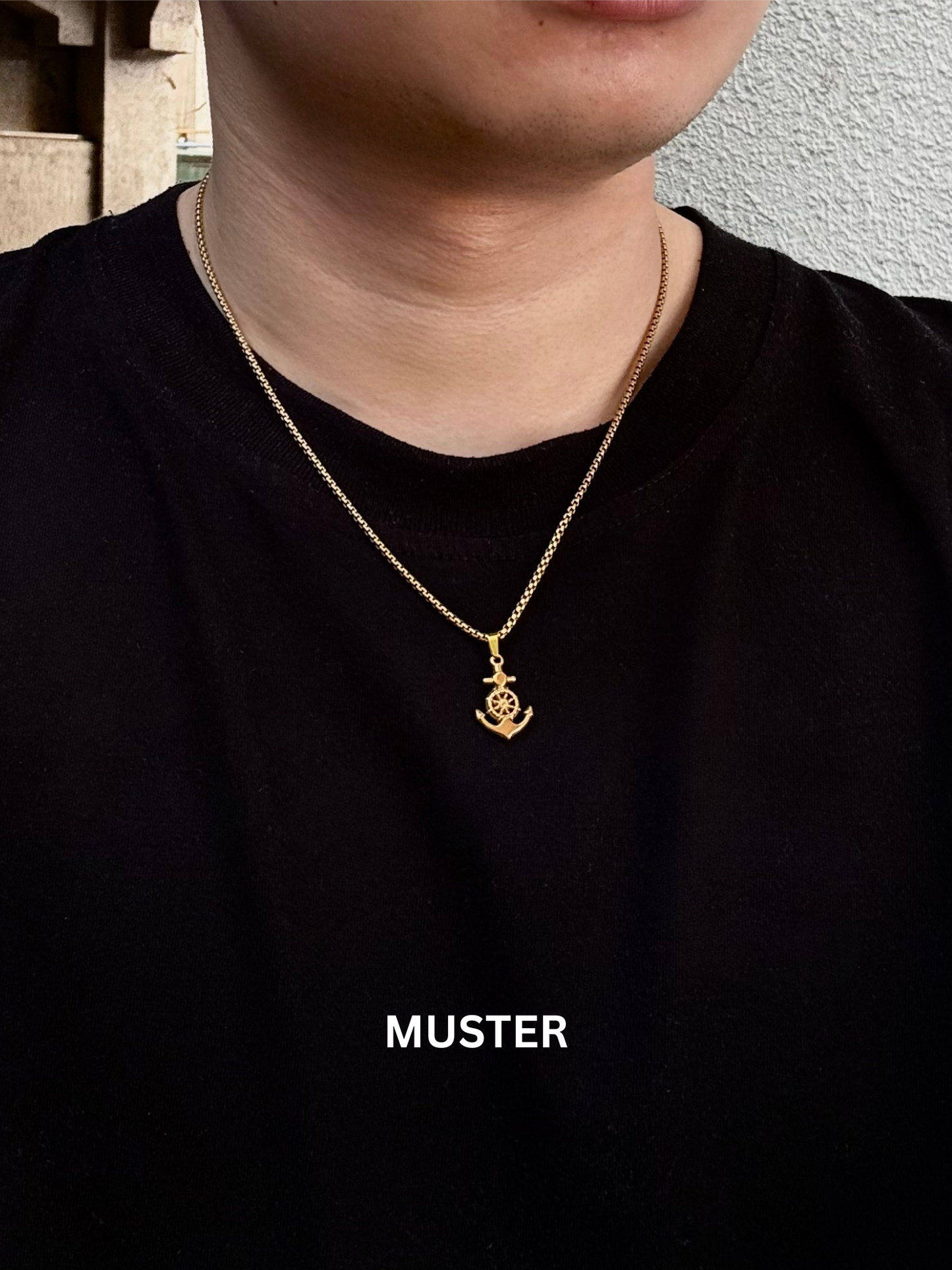 Mariner Anchor Pendant Necklace