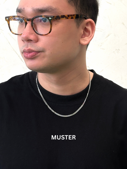 Curb Chain Silver Necklace